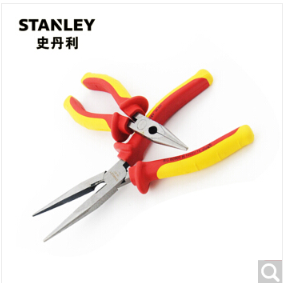 STANLEY绝缘尖嘴钳