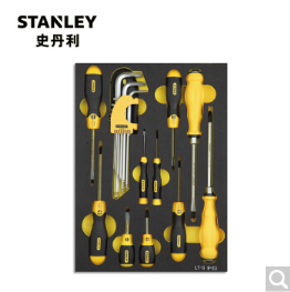 STANLEY19件套公制紧固工具托